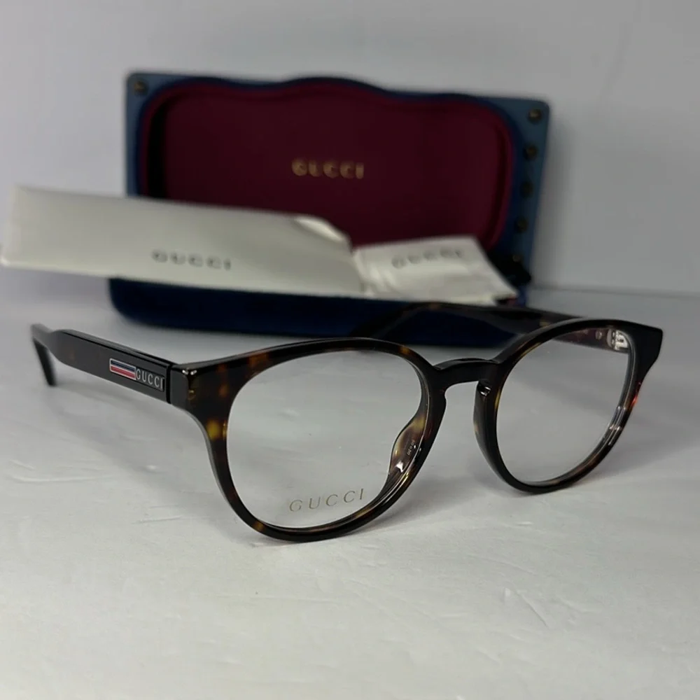 New Authentic Gucci™ GG0827O 005 Havana 50 - Havana